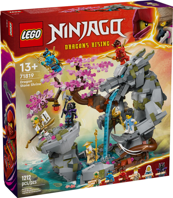 LEGO NINJAGO Dragon Stone Shrine Build and Display Ninja Toy 71819