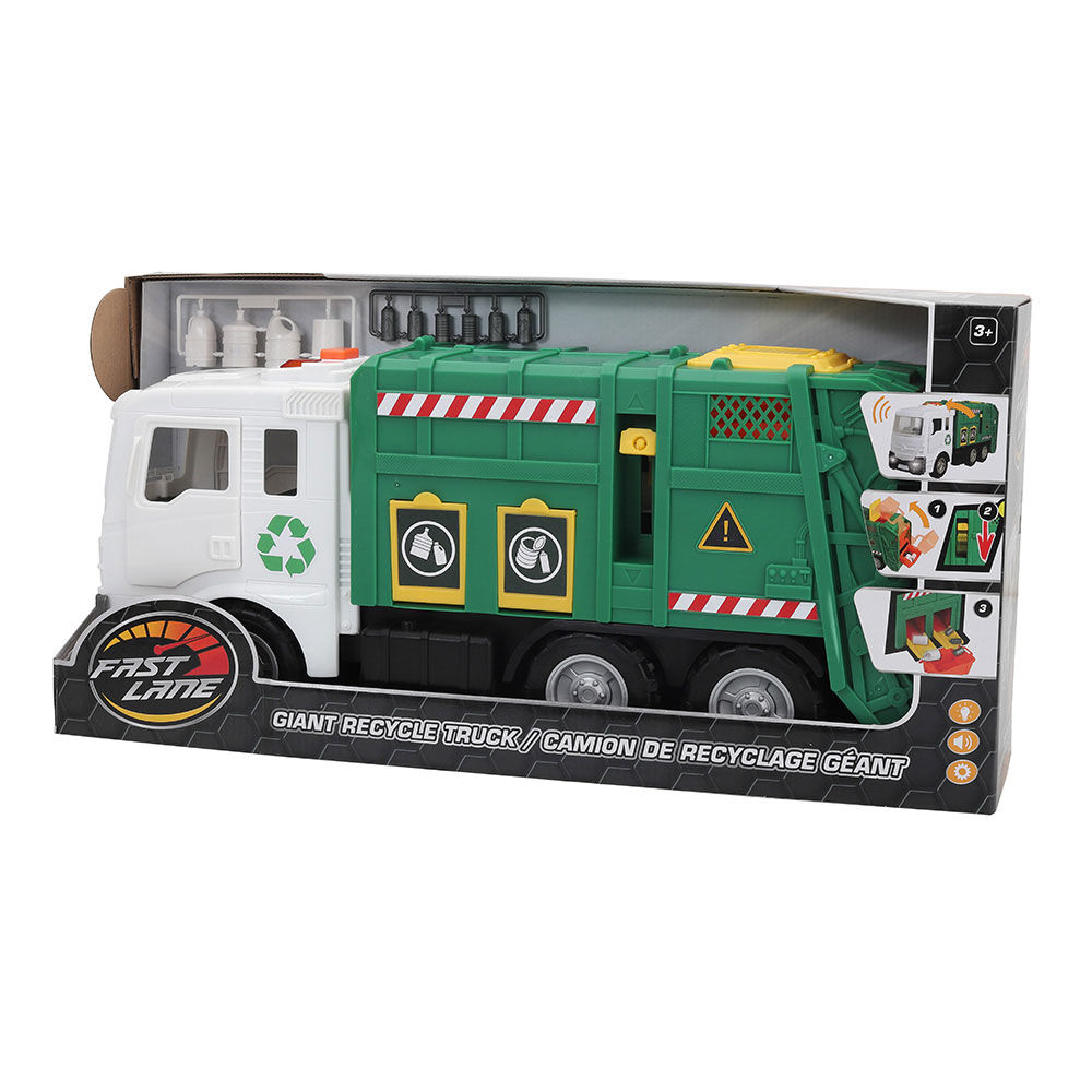Giant recycling truck top