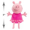 Peppa Pig 8-Inch Bean Plush Ballet Peppa Pig, Super Soft and Cuddly Small Plush Stuffed Animal