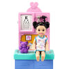 ​Barbie Pediatrician Playset, Doll (12-in/30.40-cm), Exam Table, X-ray, Stethoscope, Tool, Clip Board, Patient Doll, Teddy Bear