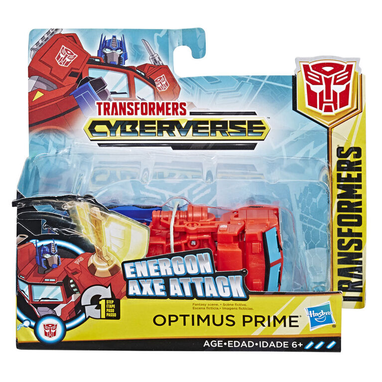 Transformers Cyberverse Action Attackers: 1-Step Changer Optimus Prime.