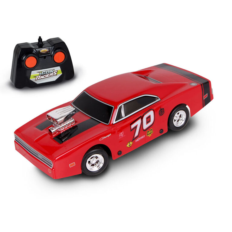 NKOK 1970 RC Dodge Charger - Red/Black 1:24