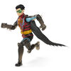 Batman, Figurine articulée Robin de 10 cm avec 3 accessoires mystère