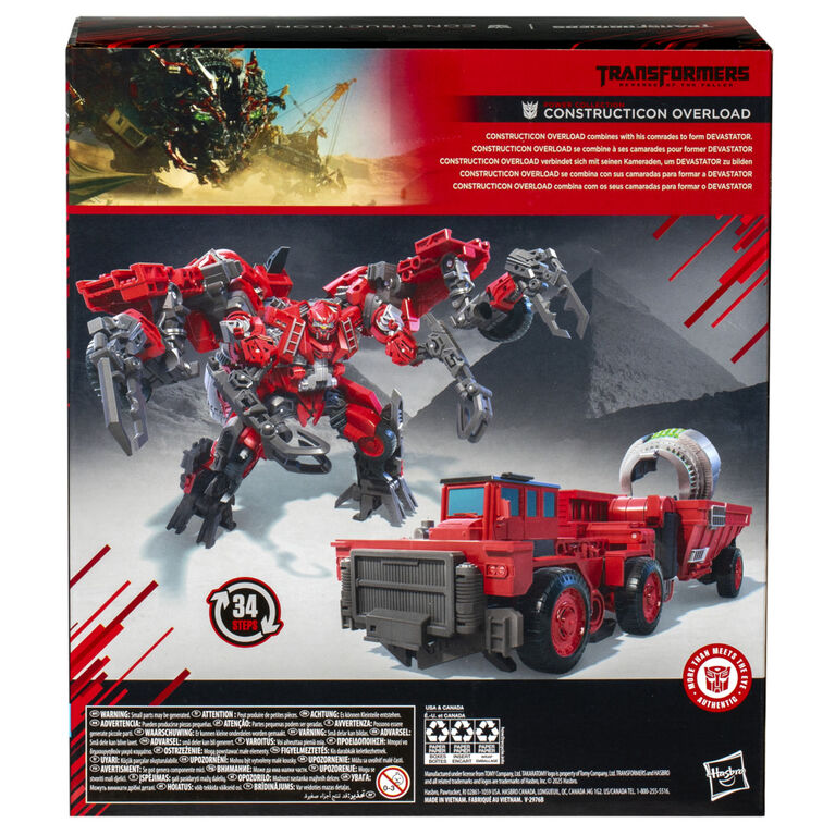 Transformers Studio Series Transformers: Revenge of the Fallen MTMTE Collection Constructicon Overload
