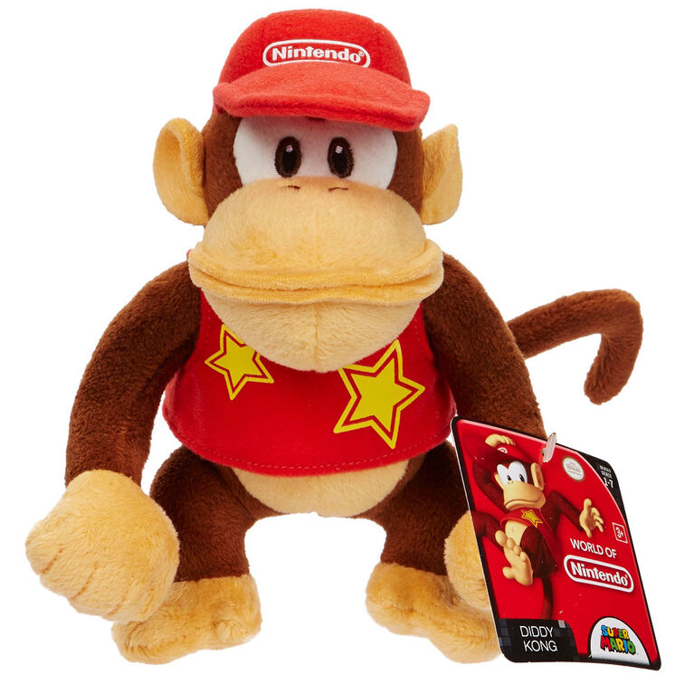 World of Nintendo - Mario Bros. U - Plush - Diddy Kong | Toys R Us Canada