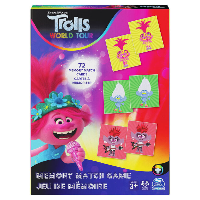 Trolls World Tour Memory Match Game