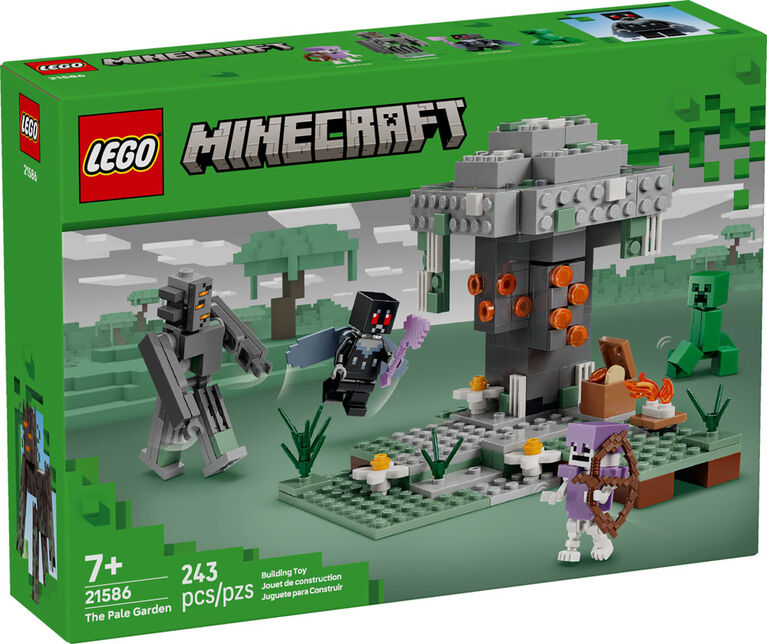 LEGO Minecraft The Pale Garden Building & Pretend Play Toy for Boys, Girls, & Kids, Ages 7+ - 21586