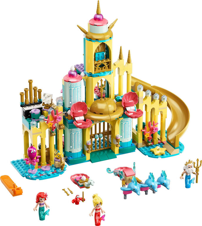 LEGO  Disney Ariel's Underwater Palace 43207 Building Kit (498 Pieces)