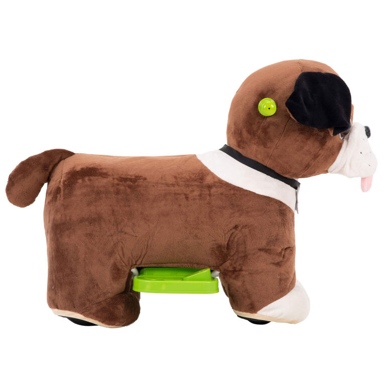 Huffy Auggie - 6V Dog Ride-On Plush Toy