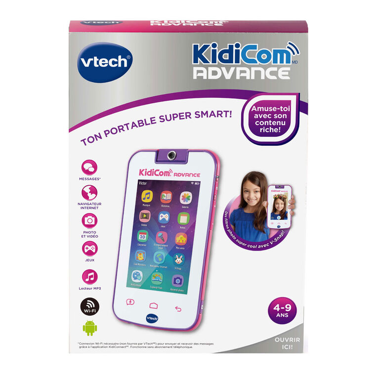 VTech KidiCom Advance - Rose - Édition française