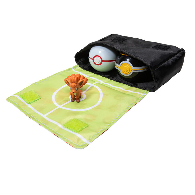 Pokémon - Set Cartouchière : Goupix + Ballon Premier et Ballon de Luxe