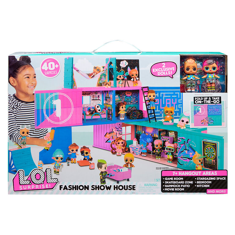 LOL Surprise Fashion Show House Playset with 40+ Surprises