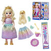Baby Alive Princess Ellie Grows Up! Interactive Baby Doll with Accessories, Talking Baby Dolls, 18-Inch