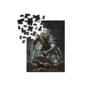 The Witcher 3 - Wild Hunt Puzzle: Geralt - Trophy - English Edition