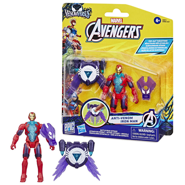 Marvel Avengers VenomVersus Epic World of Action, figurine Anti-Venom Iron Man