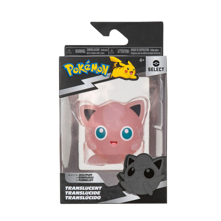 Figurine de combat Pokémon Select - Jigglypuff translucide