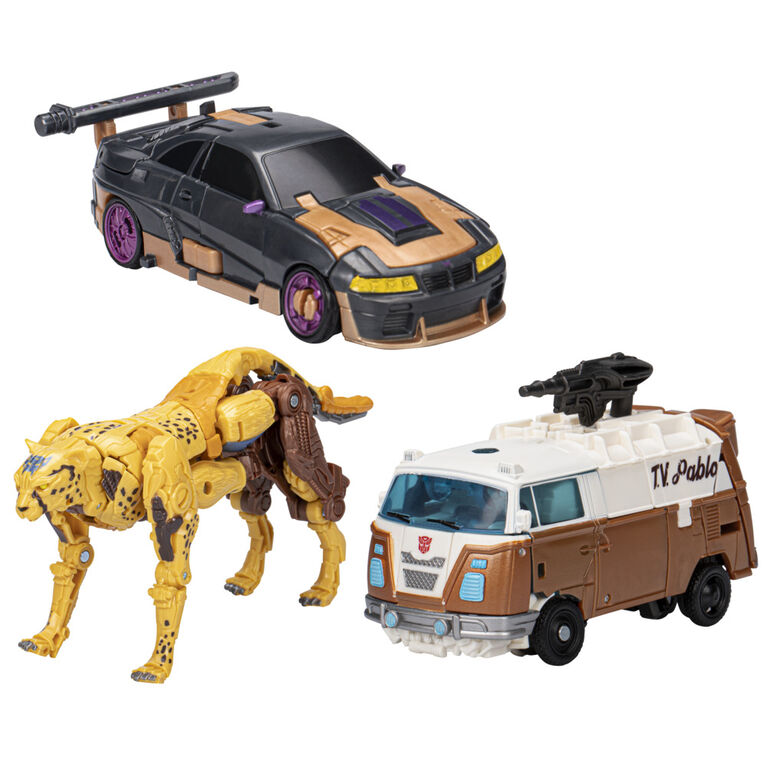 Transformers: Rise of the Beasts Buzzworthy Bumblebee Jungle Mission 3-Pack 5" Action Figures - R Exclusive