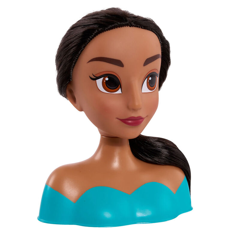 Mini Tête de Coiffure de Princesse de Disney - Jasmine - Notre exclusivité