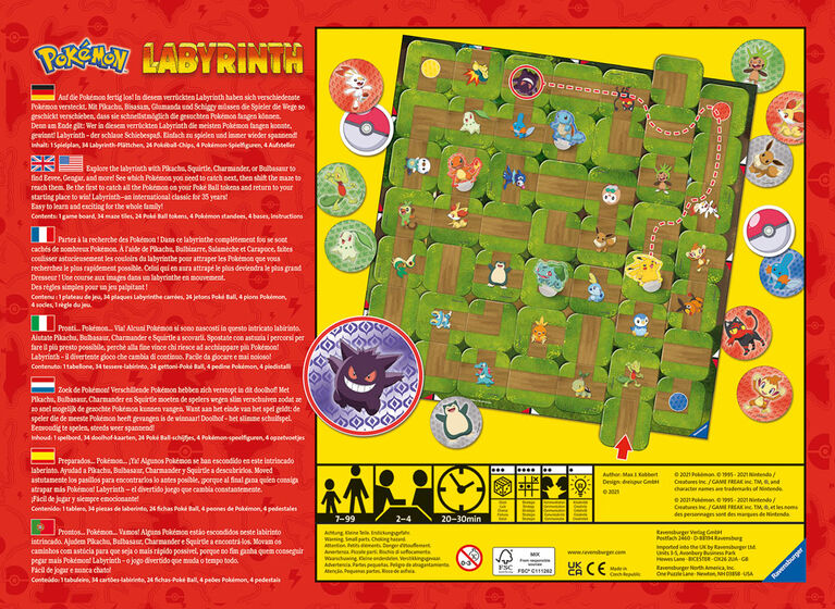 Ravensburger - Pokémon Labyrinthe