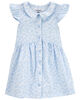 Carter's Floral Button Front Dress