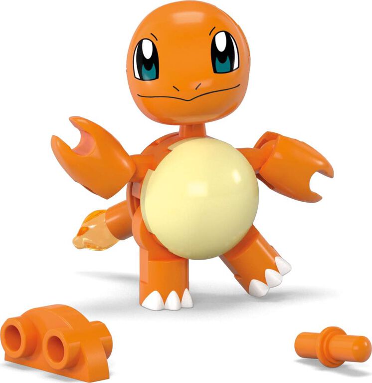 MEGA  Pokémon  Figurine articulée  Salamèche, Pokéball (16 pièces)