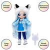 Na Na Na Surprise Teens Fashion Doll - Alaska Frost, 11" Soft Fabric Doll, Wolf Inspired with Blue Hair