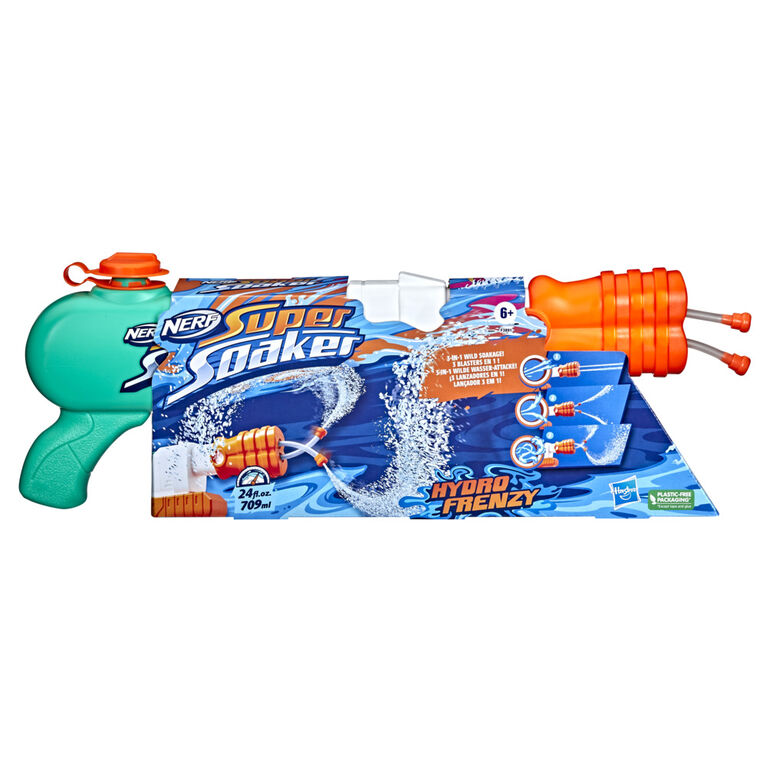 Nerf Super Soaker, blaster à eau Hydro Frenzy