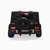 KIDSVIP Officially Licensed Mercedes G Series 24V 4x4 Kids Ride-On 2-Seater Car w/ Rubber Wheels, Music, RC - Matte Black