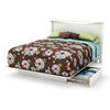 Step One Platform Bed with drawers- Pure White