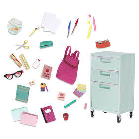 Our Generation, Elementary Class Playset, School Supplies Set for 18-inch Dolls