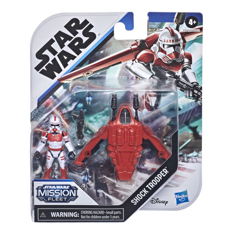Star Wars Mission Fleet Gear Class Shock Trooper Secure the City 2.5-Inch-Scale Figure and Vehicle
