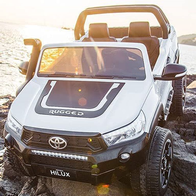 Voltz Toys Toyota Hilux avec télécommande, blanc