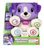 LeapFrog Mon Ami Violette, peluche pour bébé avec personnalisation, musique et berceuses, contenu éducatif pour les bébés et les jeunes enfants - Édition française