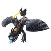 How To Train Your Dragon - Toothless and Lightfury Dragons and Viking Figure with Crystal Accessory - R Exclusive