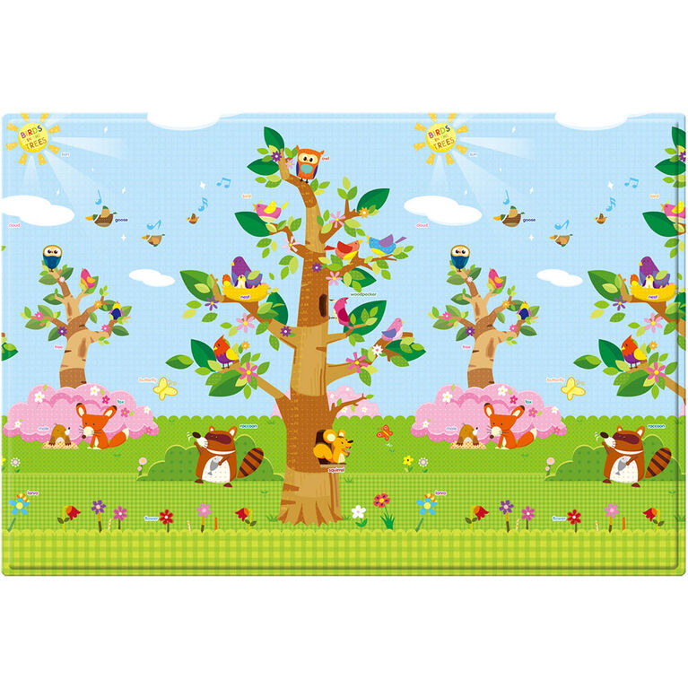 Tapis de Jeu BabyCare- Oiseaux dans les arbres - Large