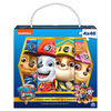 PAW Patrol: The Movie, 4 Puzzle Jigsaw Bundle 48-Piece Chase Skye Marshall Rubble with Portable Rope Gift Box