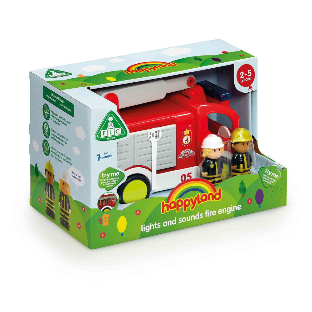 Lights and sounds clearance fire engine