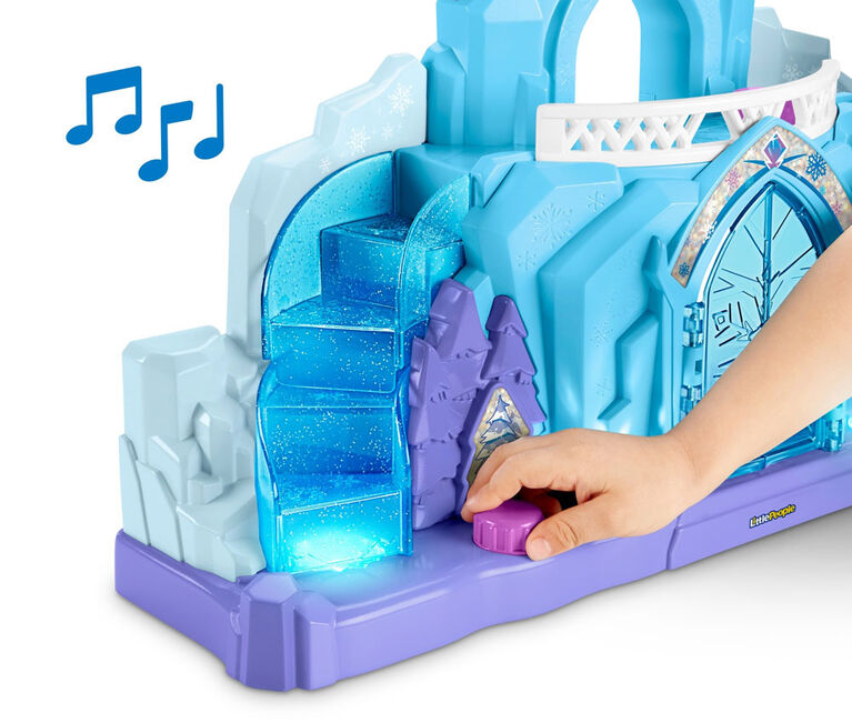 Disney - La Reine des Neiges - Le Palais de glace d'Elsa de Little People - Édition anglaise