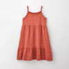too cute tank twirl dress, 4-5y - rust print