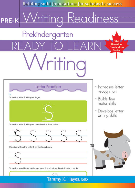 Pre-K - Ready To Learn Writing - English Edition