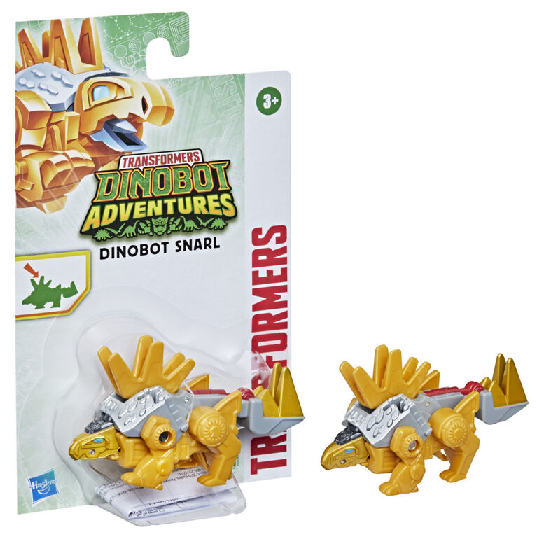 Transformers Dinobot Adventures Dinobot Strikers, figurine Dinobot Snarl, jouet convertible