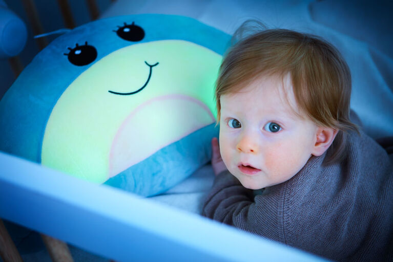 Around The Crib Kokoons Rainbow Plush Light and Melodie Mutli Colors/Petrol Blue