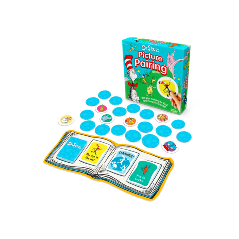 Picture Pairing - Dr. Seuss Board Game - English Edition