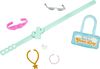 Barbie Doll in Trendy Pink Jumpsuit with Accessories and Pet Puppy