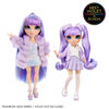 Rainbow High Jr High Violet Willow - poupée-mannequin VIOLETTE de 9 po (23 cm)