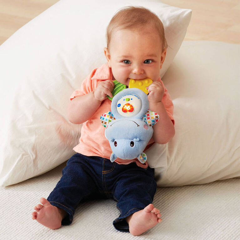 Lil' Critters Huggable Hippo Teether - English Edition