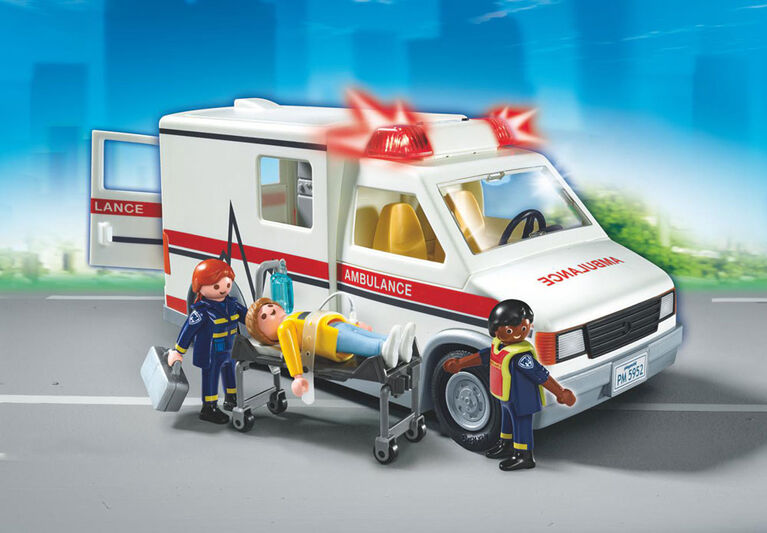 Playmobil Ambulance - les motifs peuvent varier