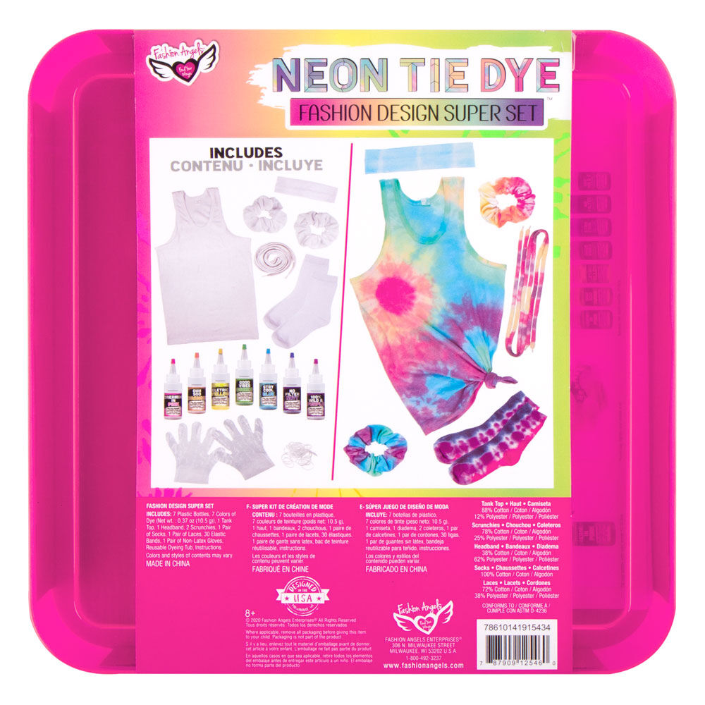 Neon tie-dye sneakers inspired by woodstock discount