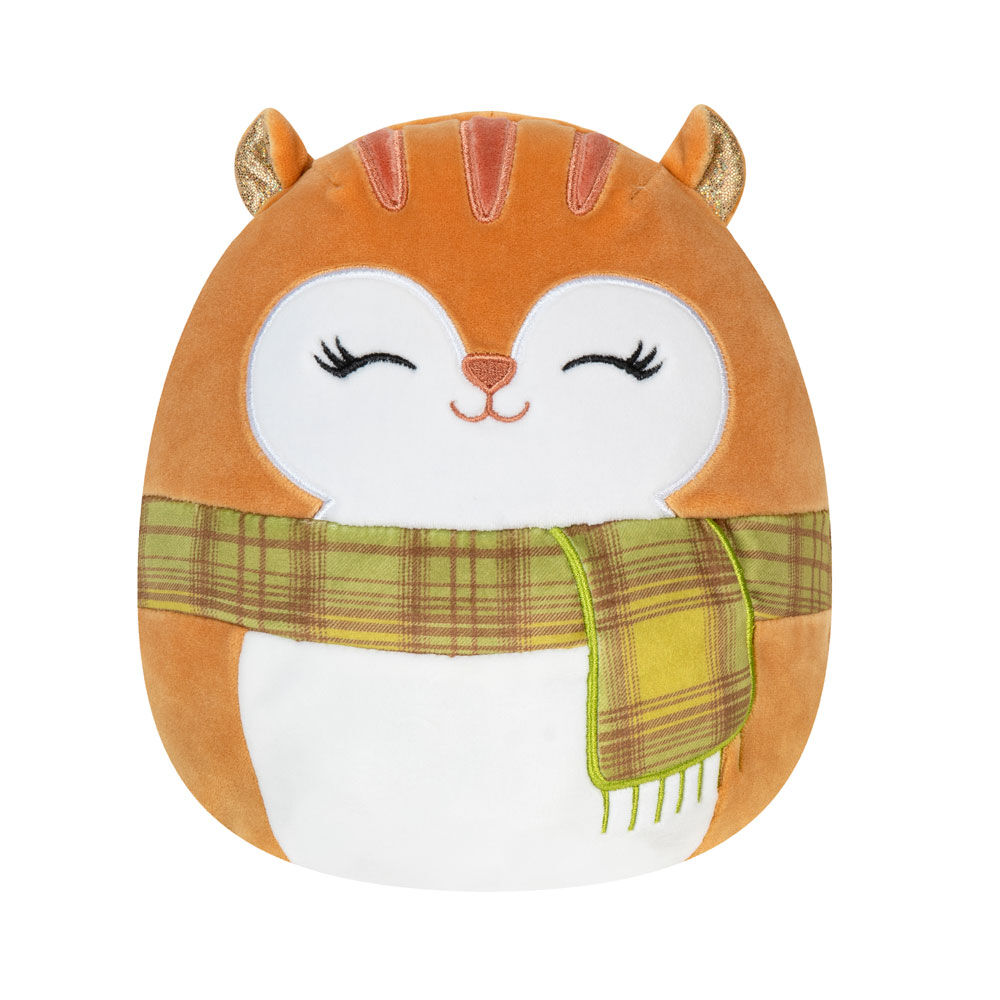 Squishmallows 7.5" - Orange Squirrel with Scarf