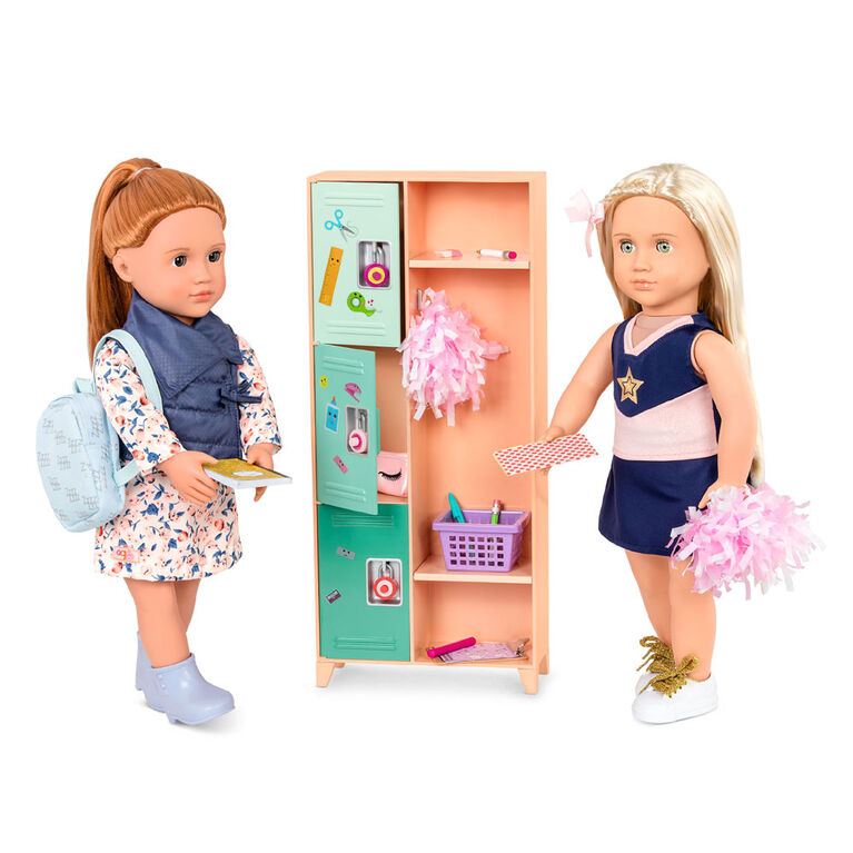 Our Generation Classroom Cool Locker Set For 18 Inch Dolls Toys R Us